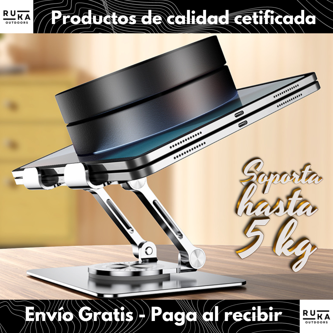 Soporte Tablet Metálico Giratorio + Envío Gratis!