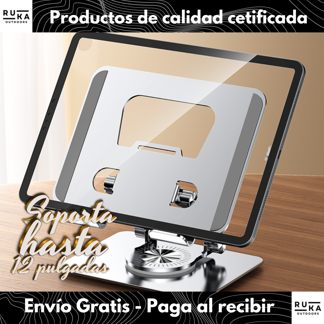 Soporte Tablet Metálico Giratorio + Envío Gratis!