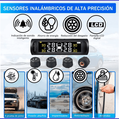 Monitor de Presión neumaticos TPMS