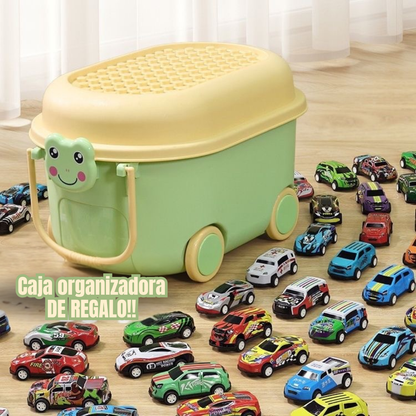 Pack 50 Autos + 2 Monster Truck + Caja de Regalo GRATIS!!