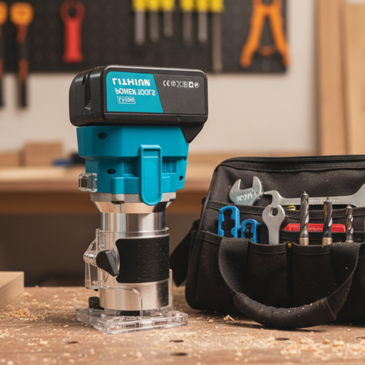 Terratek® Fresadora Inalámbrica para Carpintería en Terreno