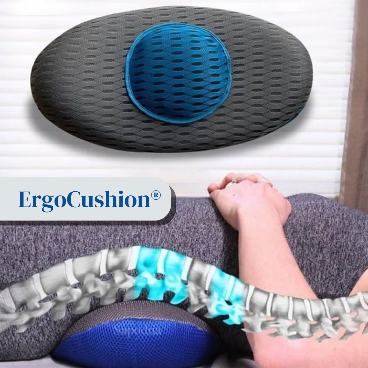 ErgoCushion® ¡Dile adiós a las molestias de espalda! + ¡Envío Gratis!