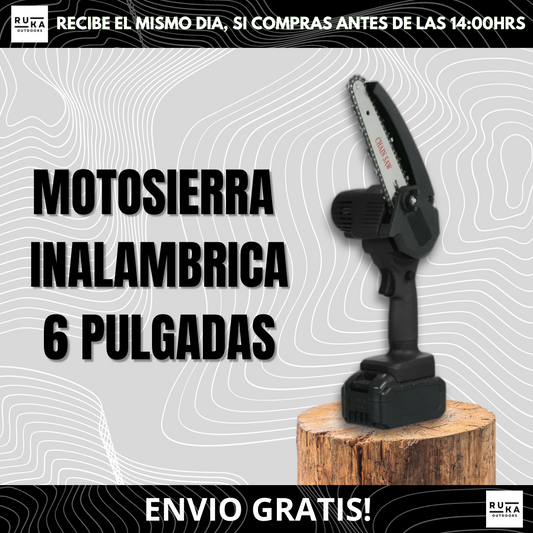 Mini Motosierra Inalámbrica + 2 Baterias + Maletin, Con ENVIO GRATIS!