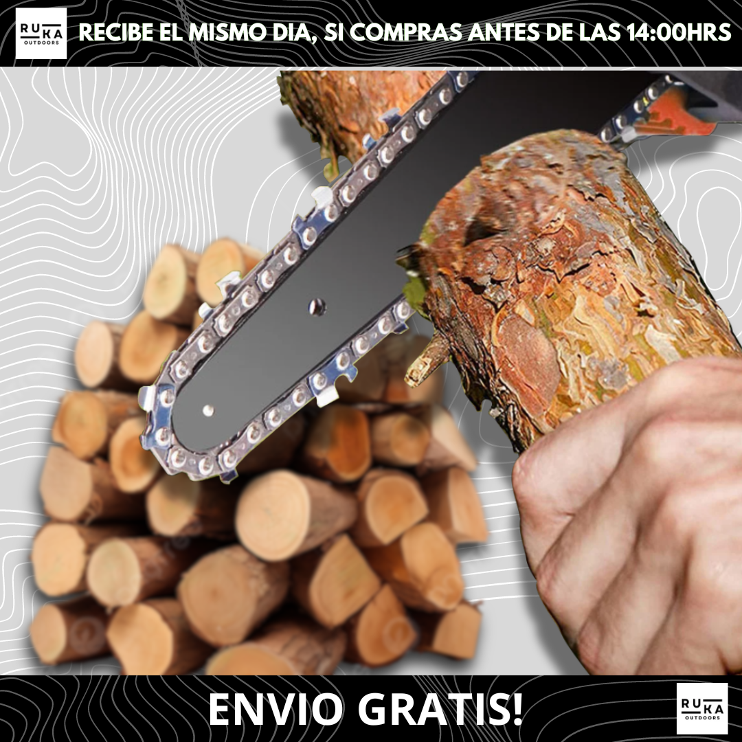 Mini Motosierra Inalámbrica + 2 Baterias + Maletin, Con ENVIO GRATIS!