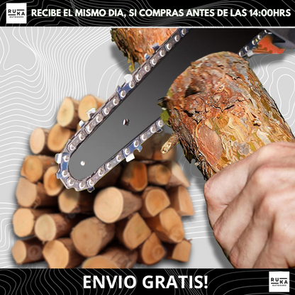 Mini Motosierra Inalámbrica + 2 Baterias + Maletin, Con ENVIO GRATIS!