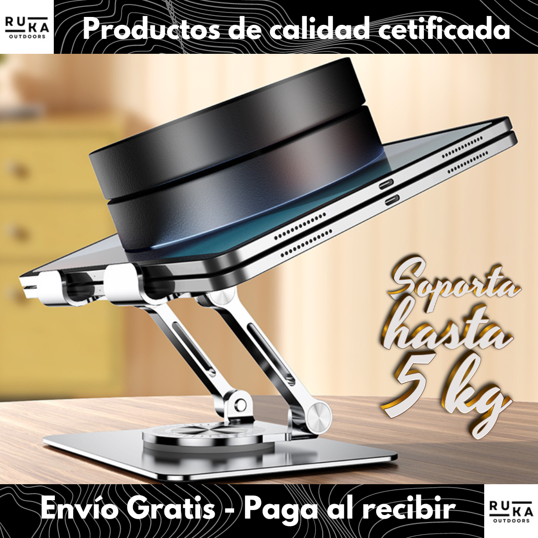 Soporte Tablet Metálico Giratorio + Envío Gratis! 