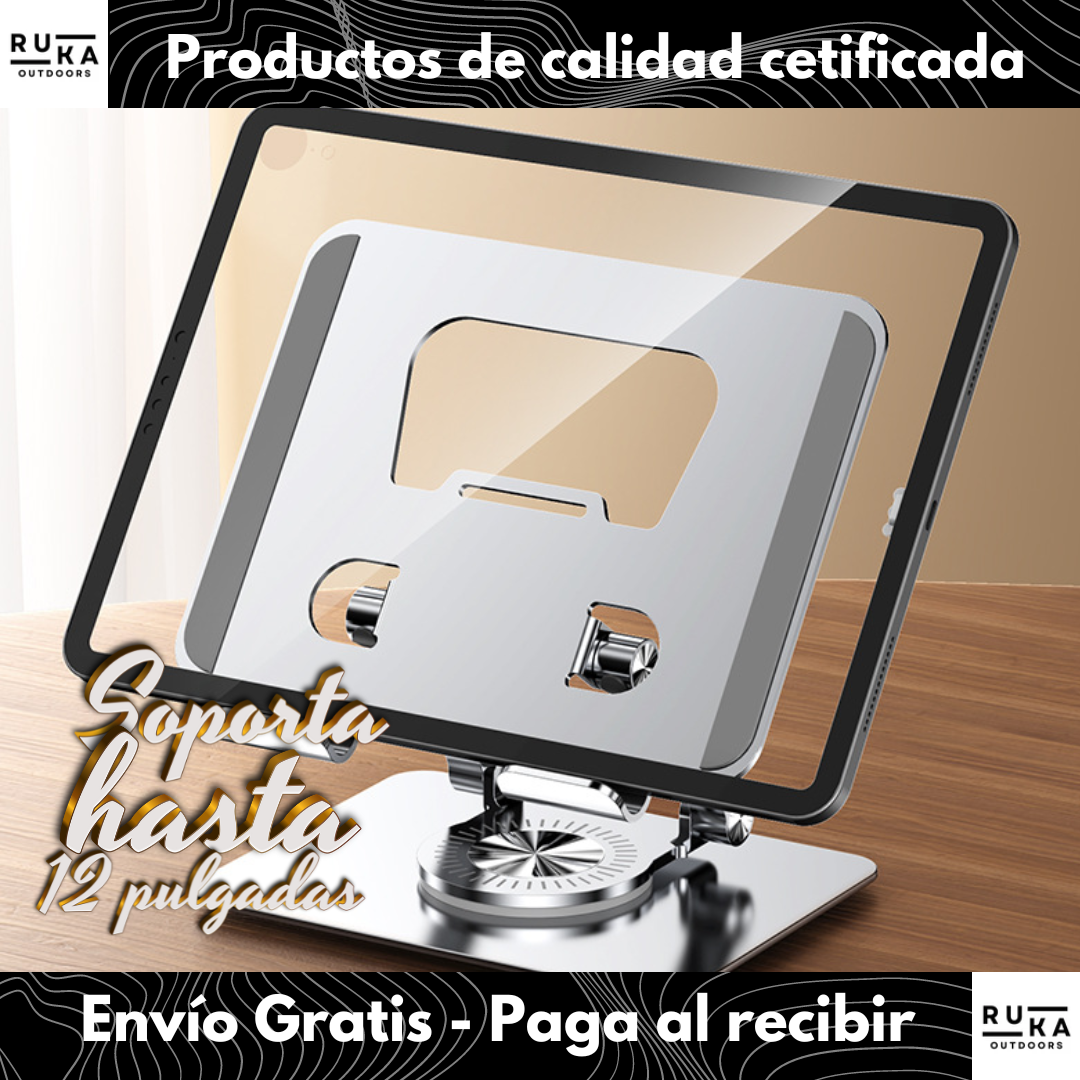 Soporte Tablet Metálico Giratorio + Envío Gratis! 